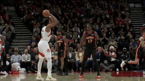 Basketball Player Wearing Number 17 GIF