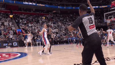 Basketball Player Wearing Number 19 Jersey GIF
