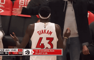 Basketball Player Wearing Number 43 GIF