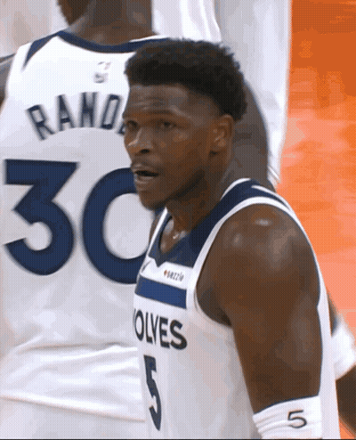 Basketball Player Wearing Number 5 Jersey GIF
