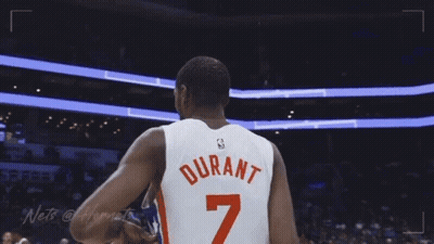 Basketball Player Wearing Number 7 Jersey GIF