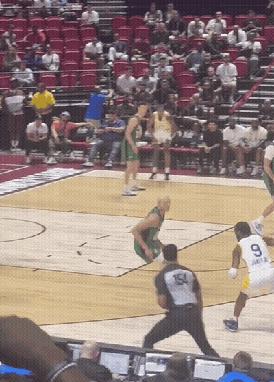 Basketball Player Wearing Number 9 GIF