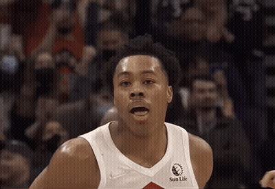 Basketball Player Wearing Sun Life Jersey Surprised GIF