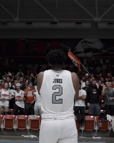 Basketball Player Wearing White Jersey Number 2 GIF