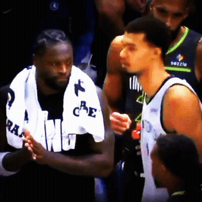 Basketball Player With Cae Towel GIF