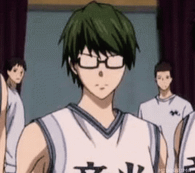 Basketball Player With Green Hair And Glasses GIF