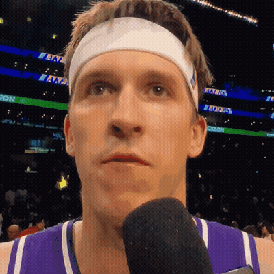Basketball Player With Headband Talking GIF