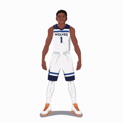 Basketball Player with Number 1