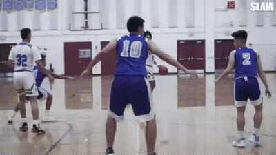 Basketball Player With Number 10 Shirt GIF