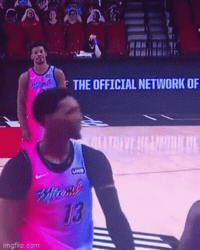 Basketball Player With Number 13 On Court GIF