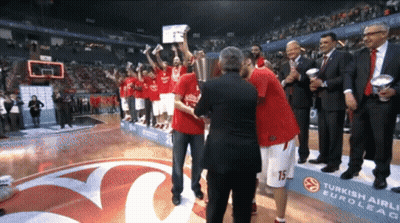 Basketball Player With Number 15 On Shorts GIF