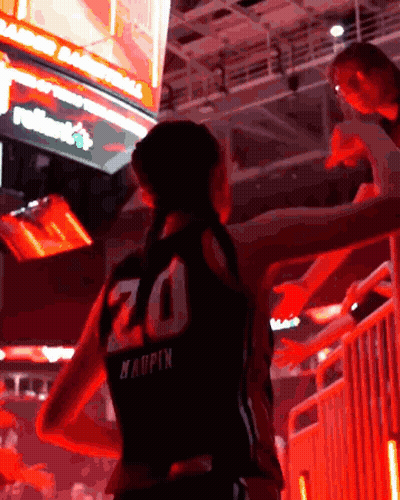 Basketball Player With Number 20 Jersey GIF
