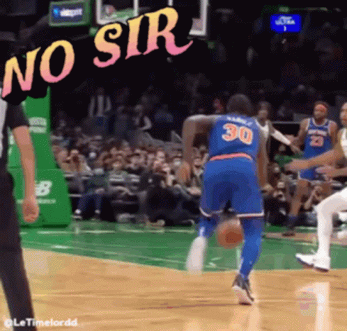 Basketball Player With Number 30 Dribbling Ball GIF
