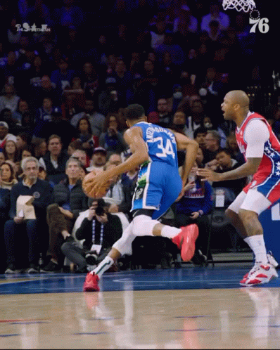 Basketball Player With Number 34 GIF