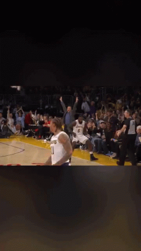Basketball Player With Number 6 GIF