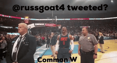 Basketball Player With OKC Jersey On Court GIF