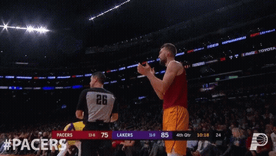Basketball Player With Pacers Jersey GIF