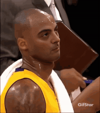 Basketball Player With Towel Around Neck Gifstar GIF