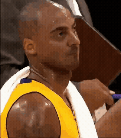 Basketball Player With Towel On Neck GIF