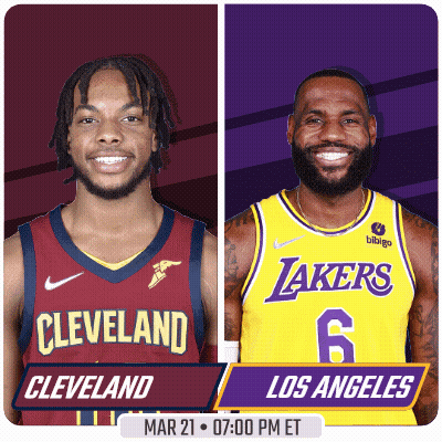 Basketball Players Cleveland And Los Angeles GIF