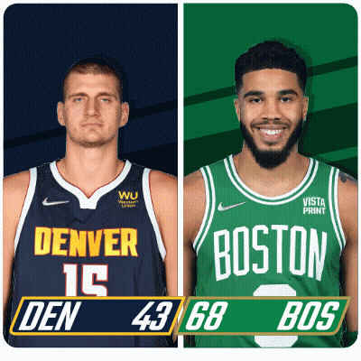 Basketball Players Denver And Boston GIF