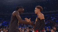 Basketball Players Doing Victory Dap GIF