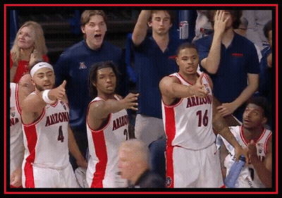 Basketball Players In Arizona Jerseys GIF