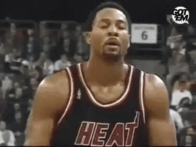 Basketball Players In Stands One Covering Mouth GIF