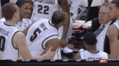 Basketball Players Including Payne Number 5 GIF