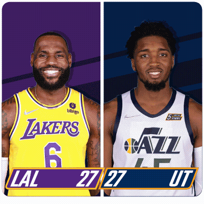 Basketball Players Lakers And Utah GIF