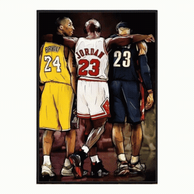 Basketball Players Michael Jordan And Kobe Bryant GIF