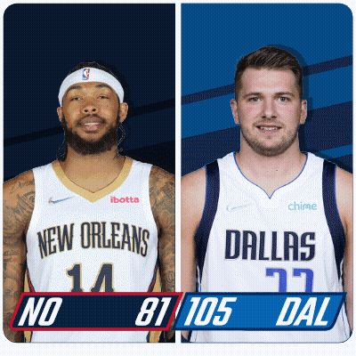 Basketball Players New Orleans And Dallas GIF