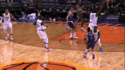 Basketball Players On Court With Number 2 Jersey GIF