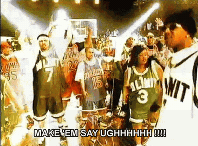 Basketball Players On Court With Number 3 Jersey GIF