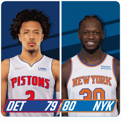 Basketball Players Pistons And Knicks GIF