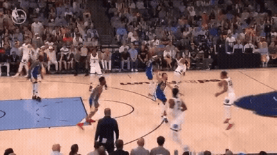 Basketball Players Playing Game GIF