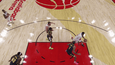 Basketball Players Playing Game GIF