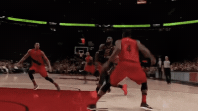 Basketball Players Playing Game Number 4 GIF