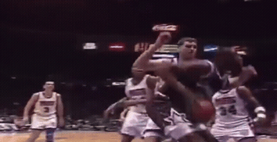 Basketball Players Playing Game GIF