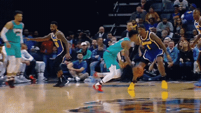 Basketball Players Playing On Court GIF