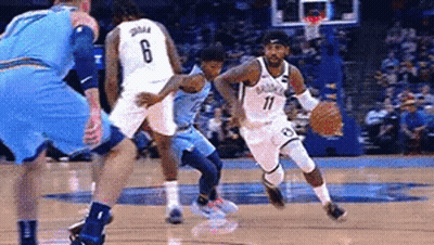 Basketball Players Playing On Court GIF