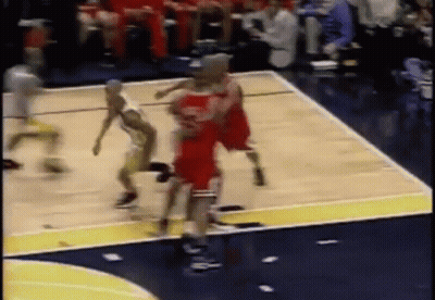 Basketball Players Playing On Court GIF