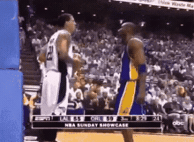 Basketball Players Shaking Hands GIF