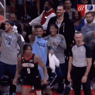 Basketball Players Standing On Court GIF