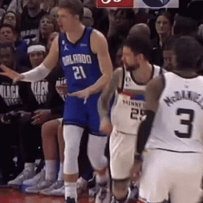 Basketball Players With Number 21 Jersey GIF