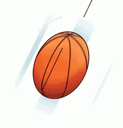 Basketball Spinning Fast