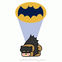 Bat Logo Spotlight Glare GIF