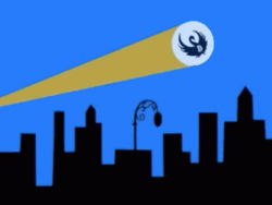Bat Signal Swan Bitcoin GIF