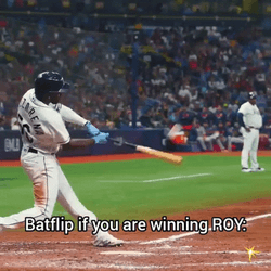 Batflip If You're Winning Randy Arozarena GIF