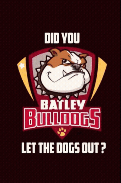 Batley Bulldogs Poster With Bulldog GIF